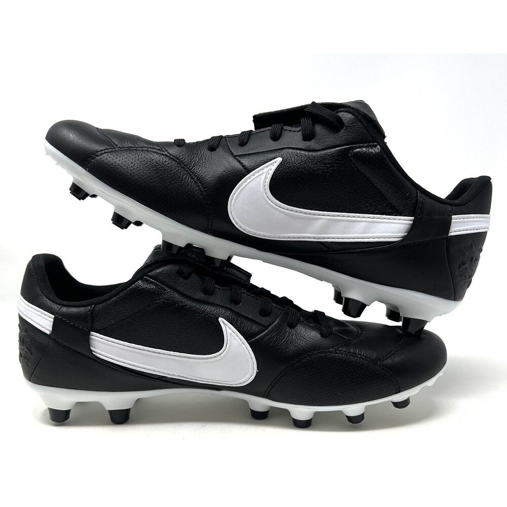 Nike Premier 3 Firm Ground Soccer Cleats Mens Sz 8 / Wms 9.5 Black AT5889-010